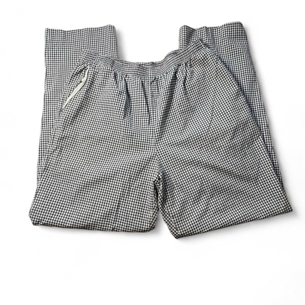 Alfred Dunner Black and White Gingham Pants